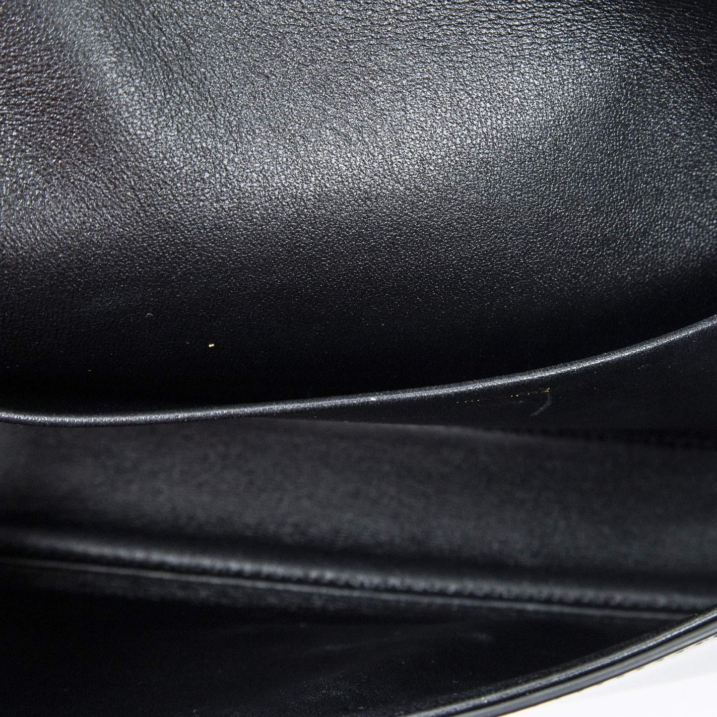Celine Claude Black Smooth Scarf Skin Leather — view 9