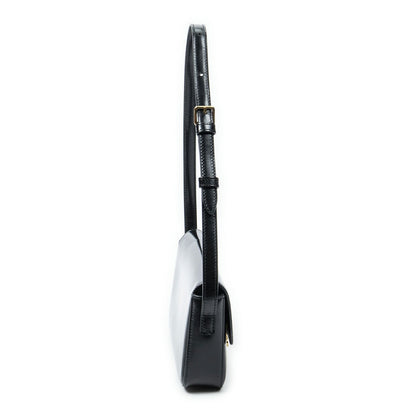 Celine Claude Black Smooth Scarf Skin Leather — view 4