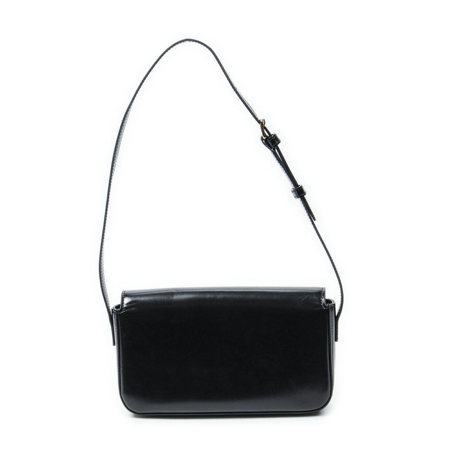 Celine Claude Black Smooth Scarf Skin Leather — view 5