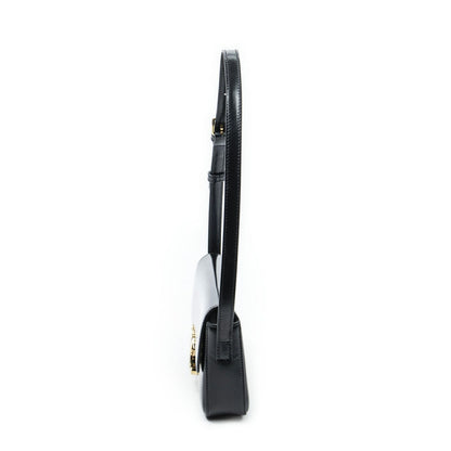 Celine Claude Black Smooth Scarf Skin Leather — view 3