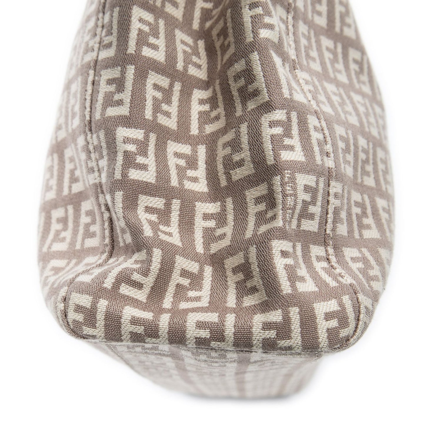 Fendi Small Square Shopping Tote Light Pink Zucchino Canvas — view 8