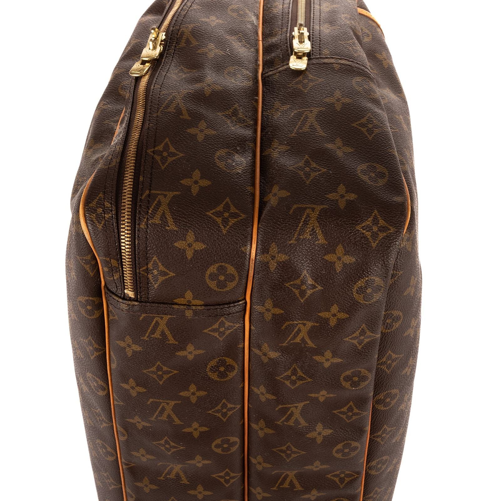 Louis Vuitton Alize Single Zip Brown Monogram Canvas — view 7