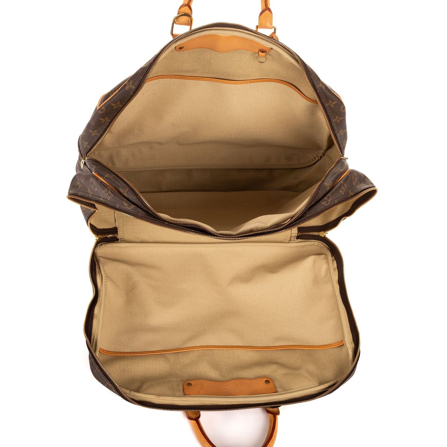 Louis Vuitton Alize Single Zip Brown Monogram Canvas — view 9
