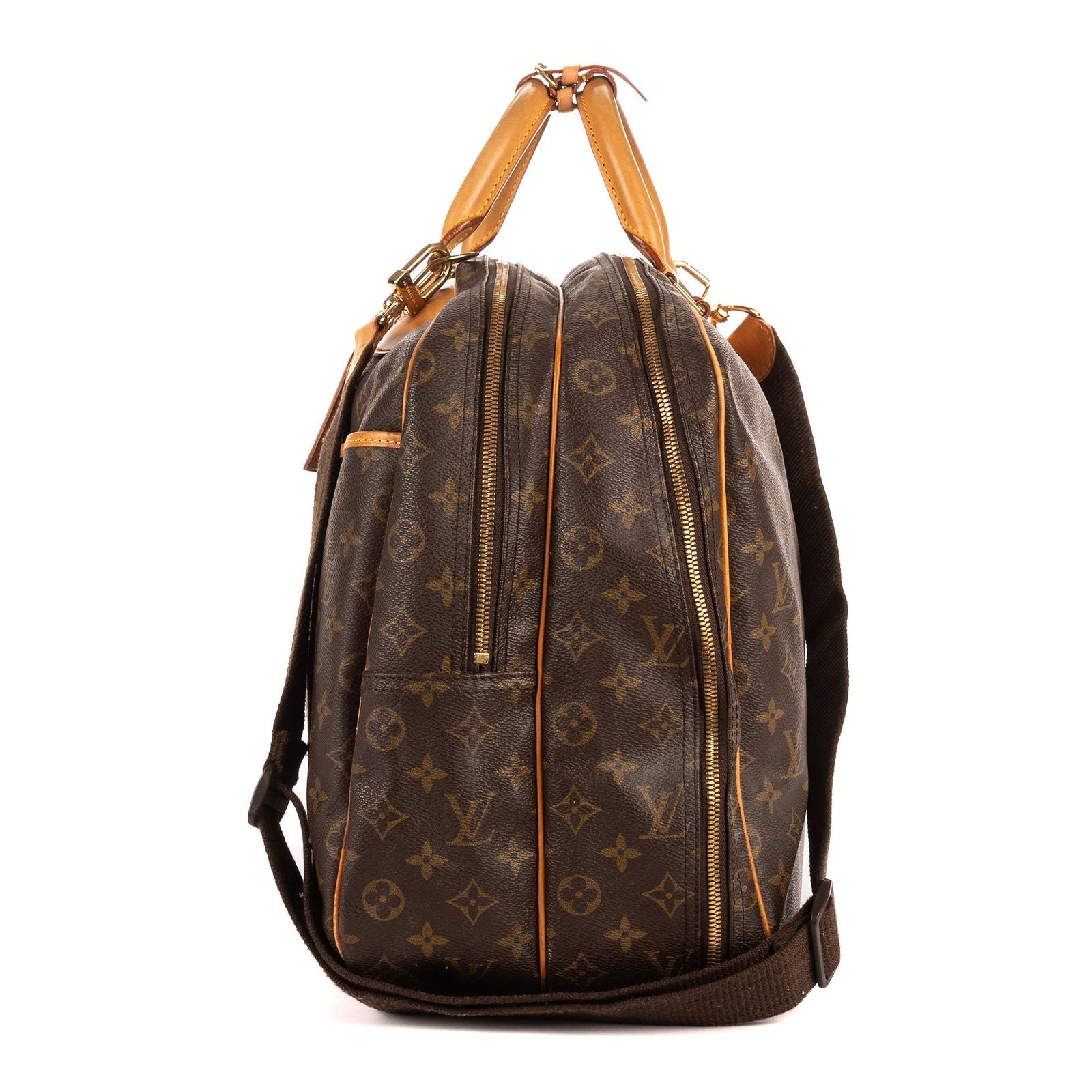 Louis Vuitton Alize Single Zip Brown Monogram Canvas — view 3