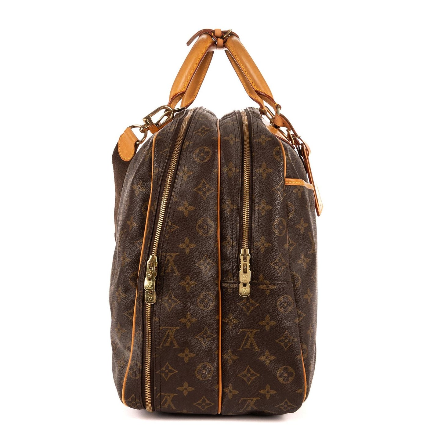 Louis Vuitton Alize Single Zip Brown Monogram Canvas — view 4