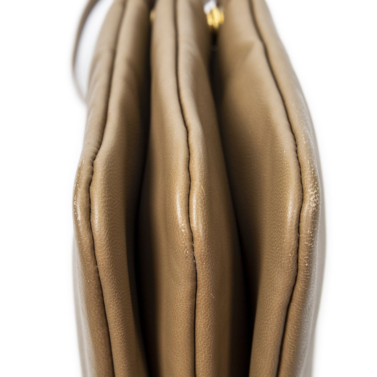 Celine Small Trio Crossbody Tan Calfskin Leather — view 8