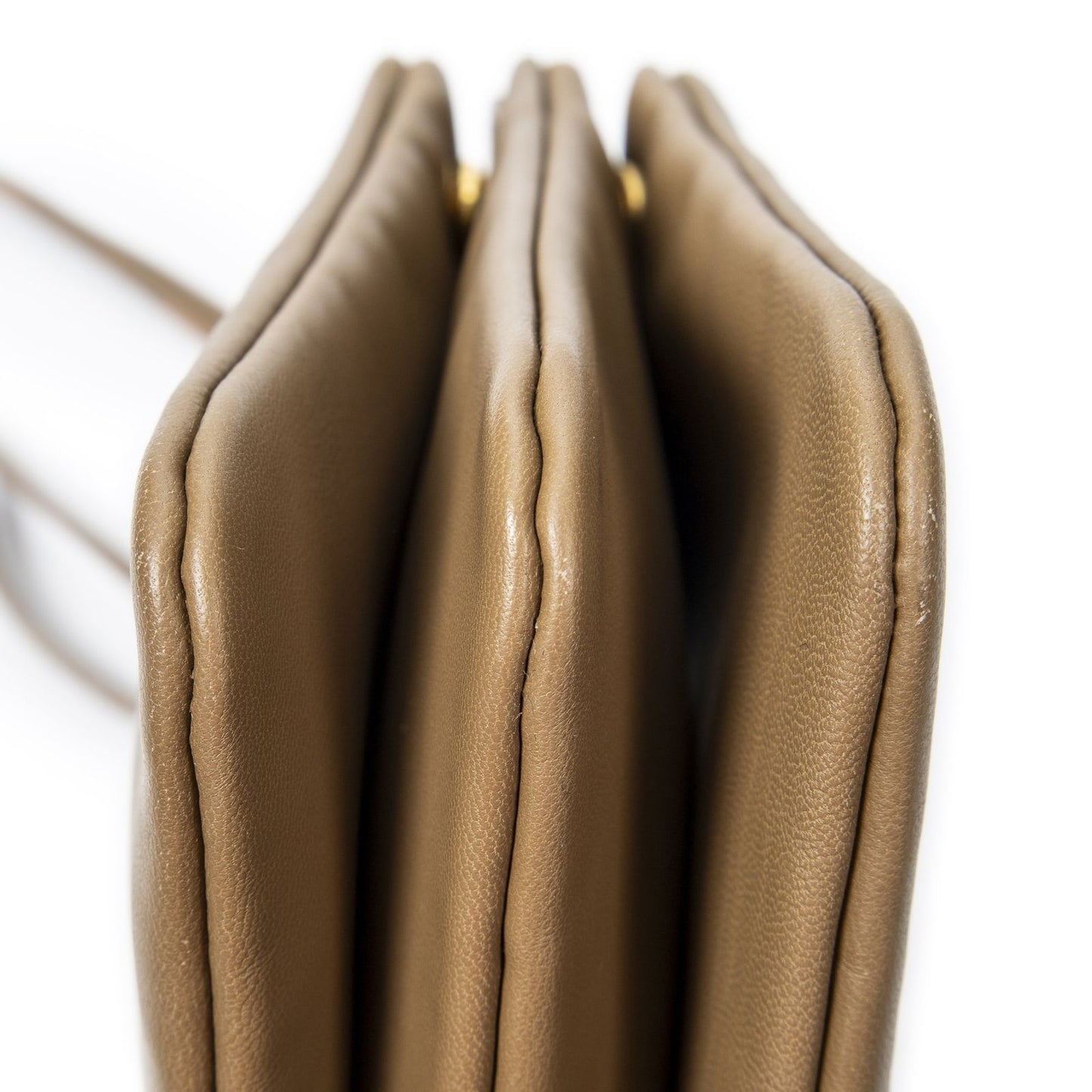 Celine Small Trio Crossbody Tan Calfskin Leather — view 7