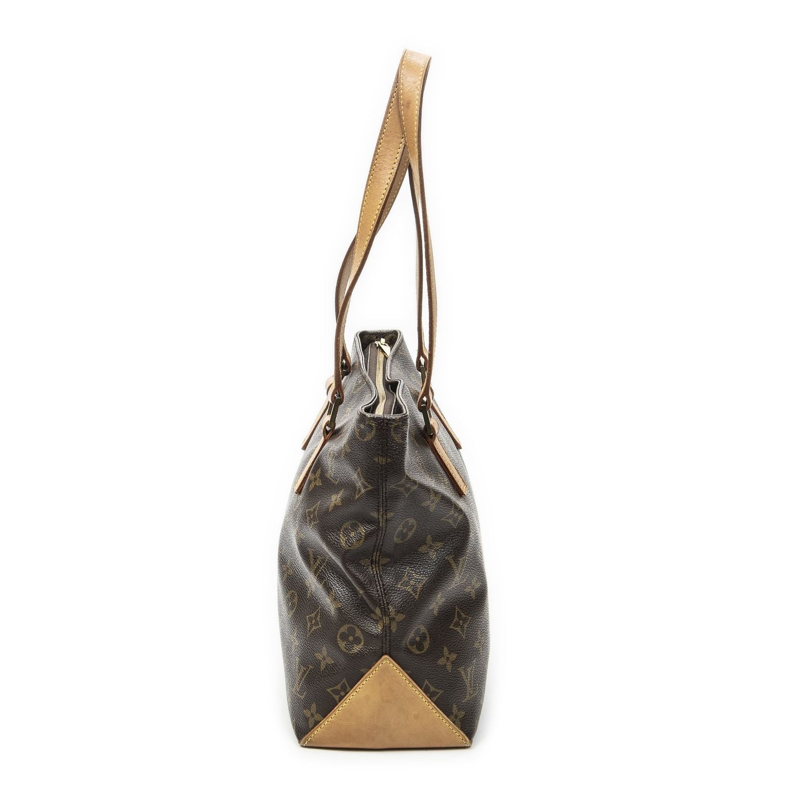Louis Vuitton Cabas Piano Brown Monogram Canvas Tote — view 3