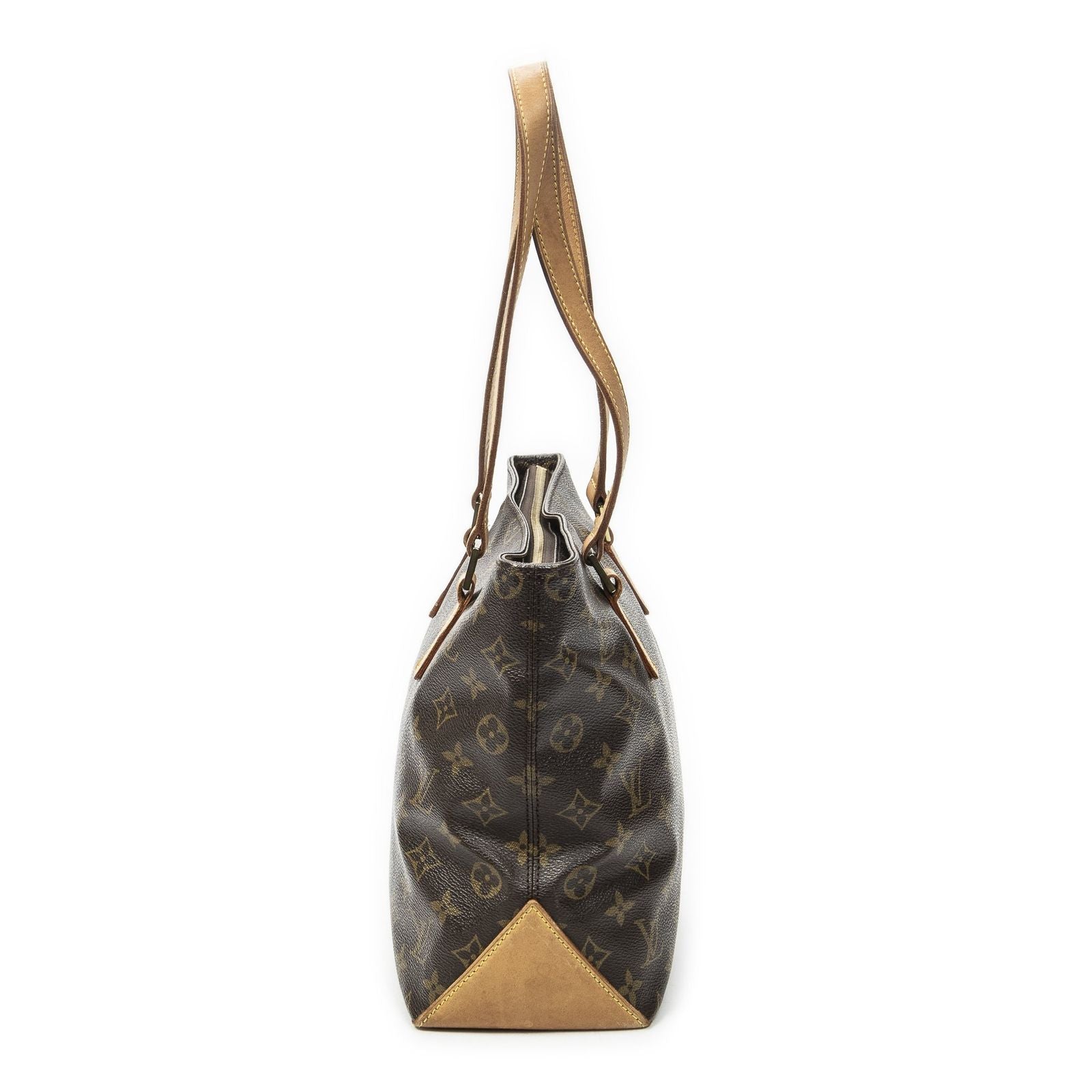 Louis Vuitton Cabas Piano Brown Monogram Canvas Tote — view 4