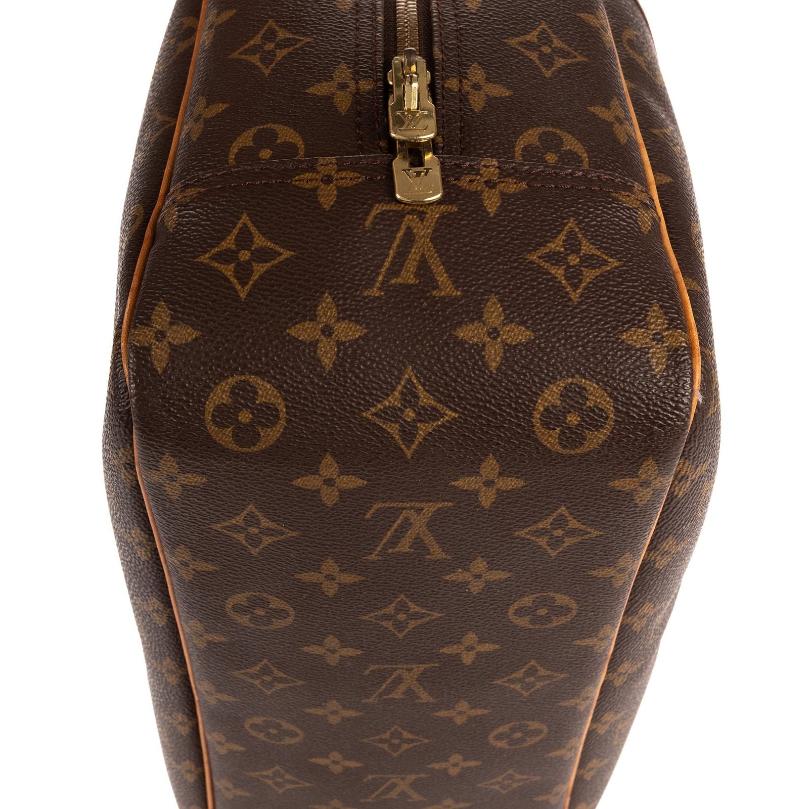 Louis Vuitton Deauville Brown Monogram Canvas Handbag — view 7