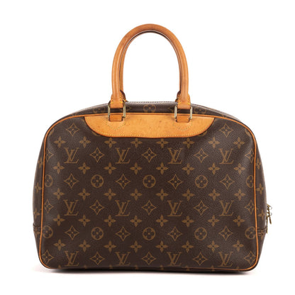 Louis Vuitton Deauville Brown Monogram Canvas Handbag — view 5