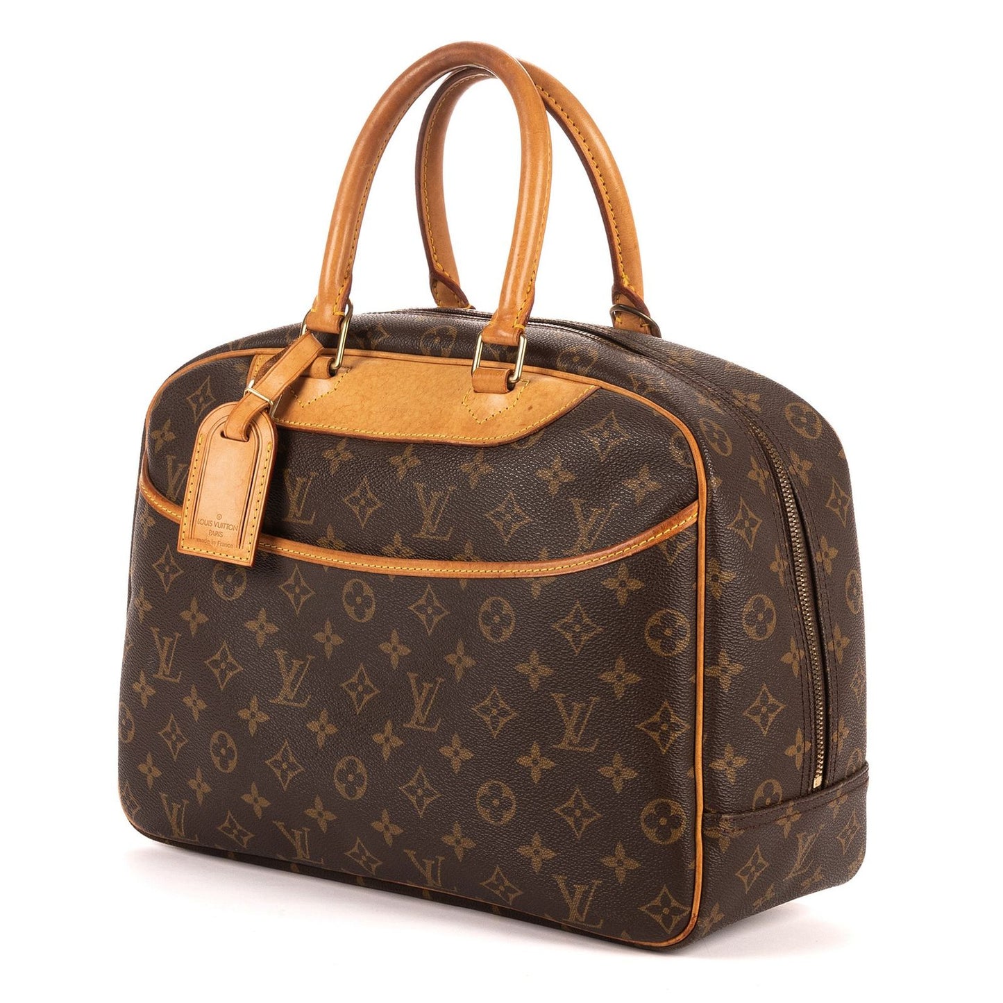 Louis Vuitton Deauville Brown Monogram Canvas Handbag — view 2