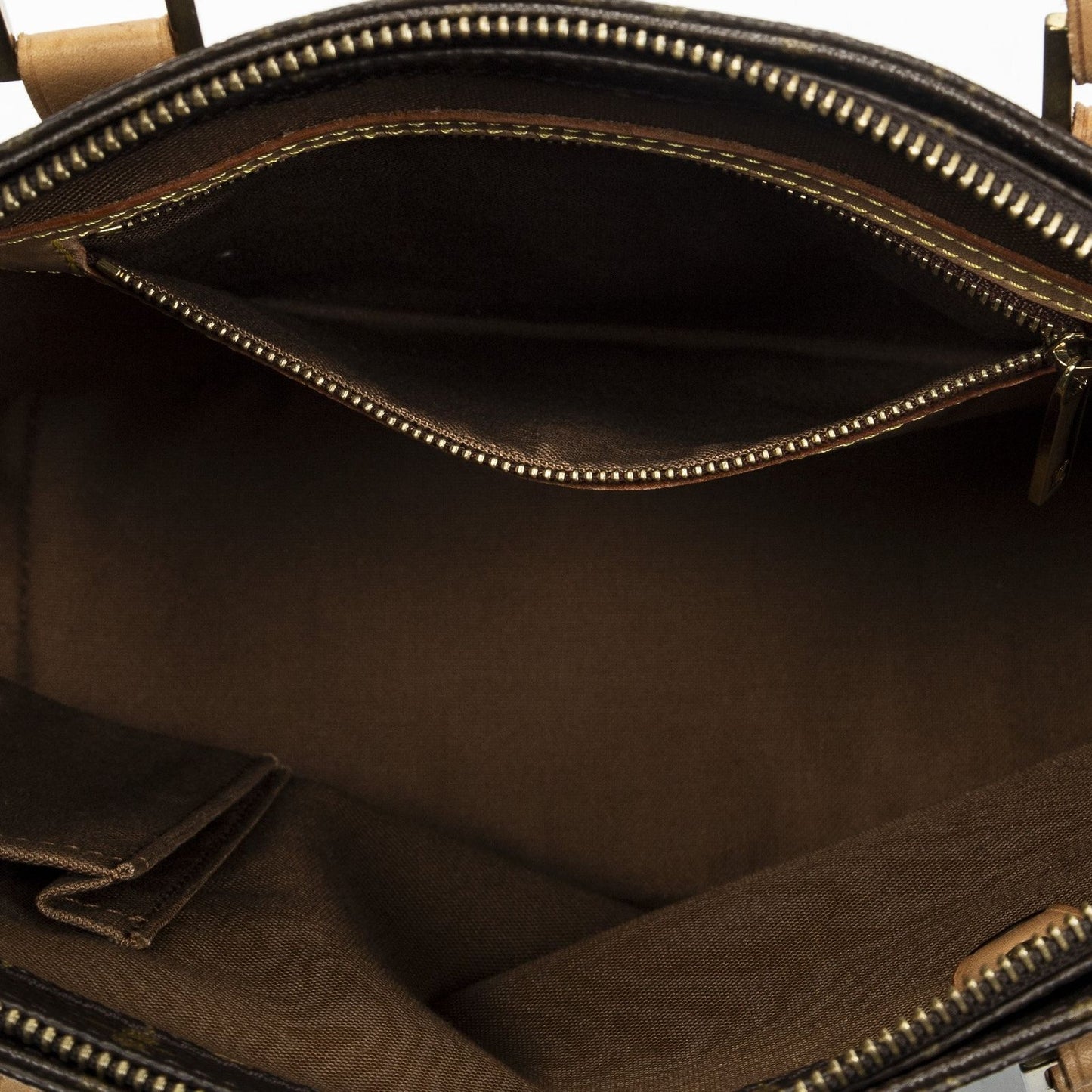 Louis Vuitton Cabas Piano Brown Monogram Canvas Tote — view 9