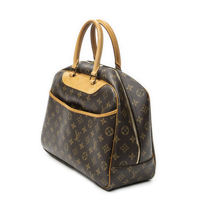 Louis Vuitton Deauville Brown Monogram Canvas Handbag — view 2