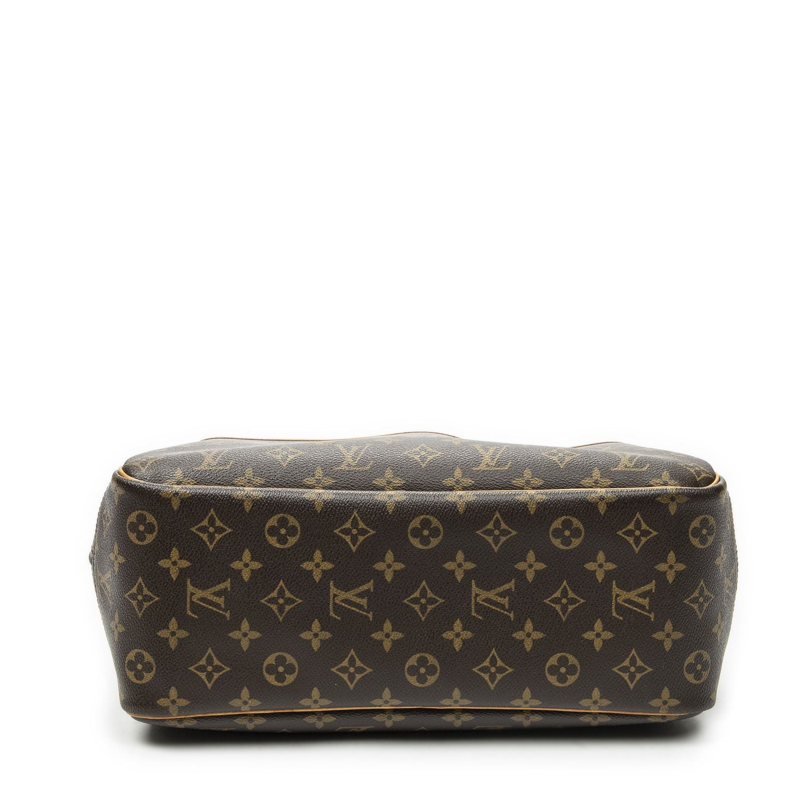 Louis Vuitton Deauville Brown Monogram Canvas Handbag — view 6