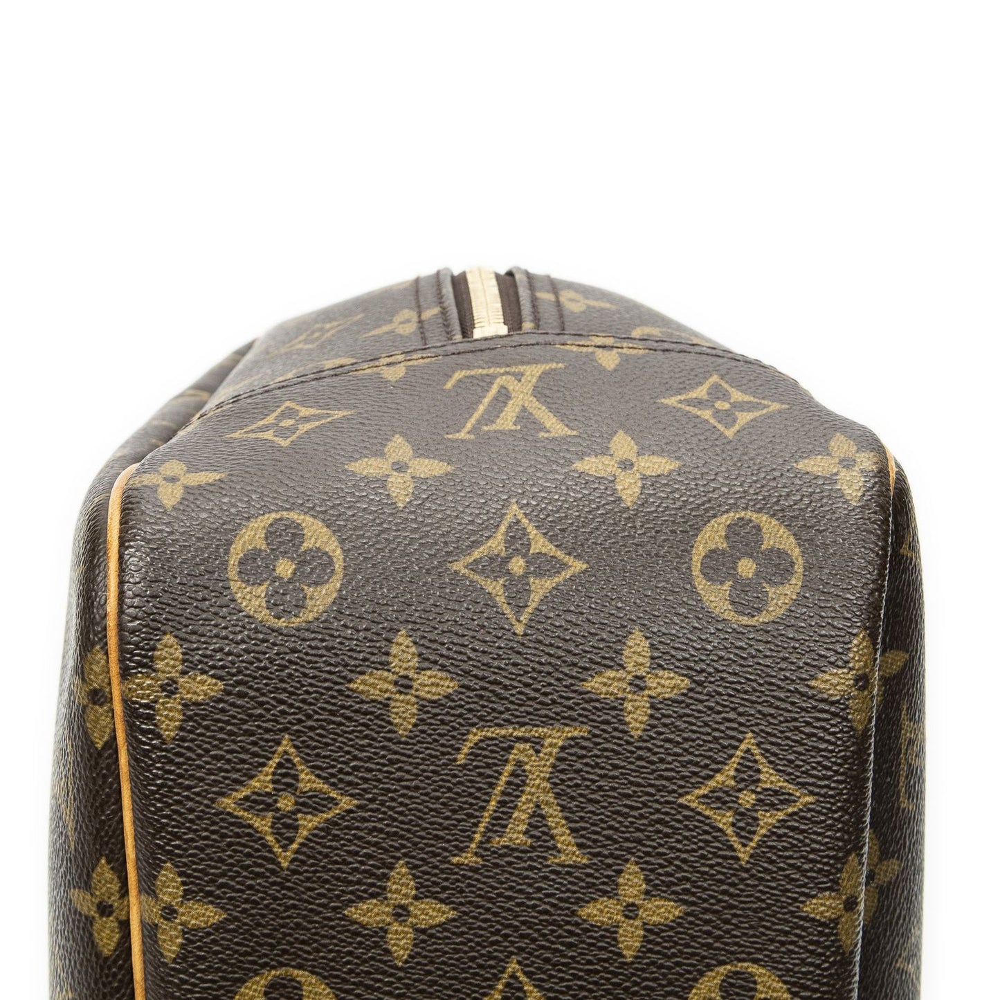 Louis Vuitton Deauville Brown Monogram Canvas Handbag — view 8