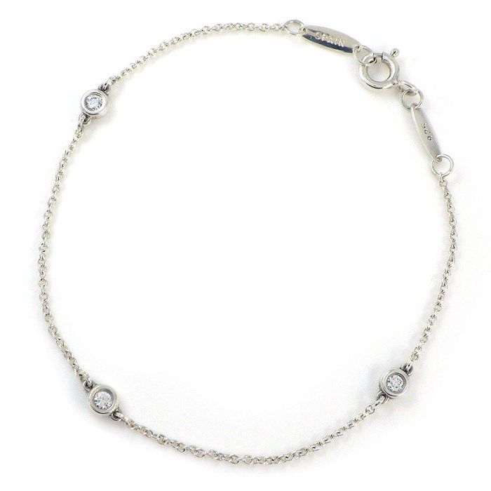 Tiffany & Co Bracelet by the Yard 3 Points Diamonds