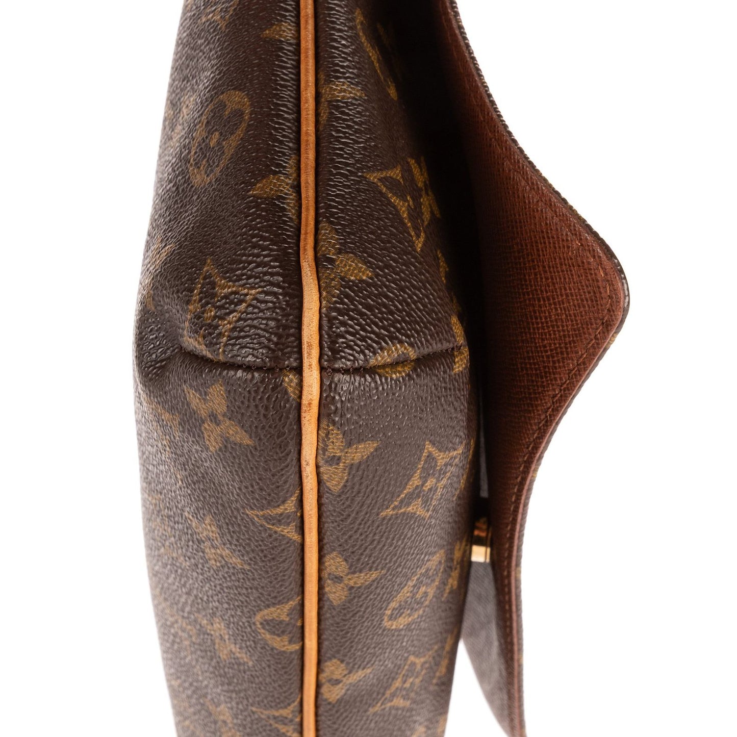 Louis Vuitton Musette Tango Brown Monogram Canvas Messenger Bag — view 7