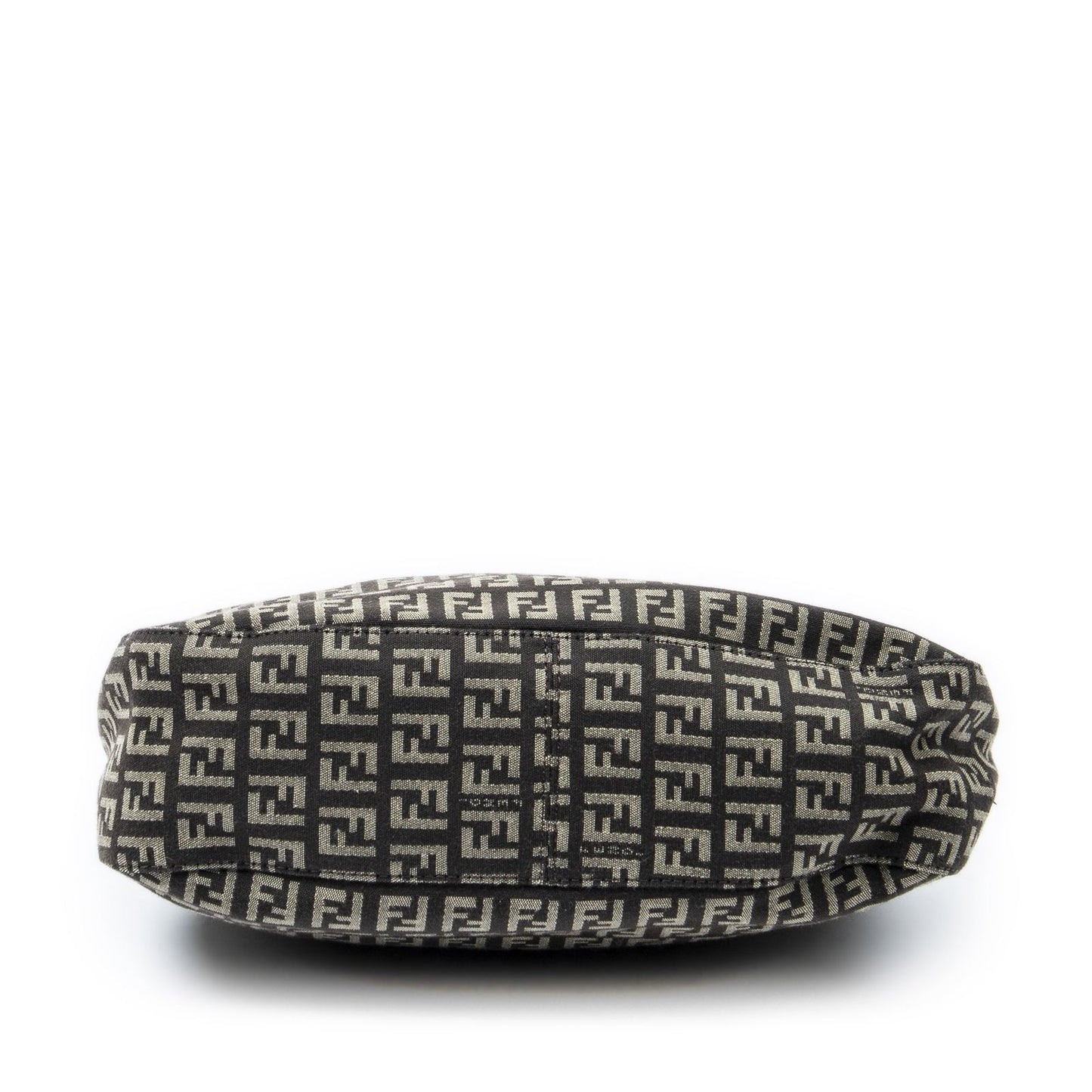 Fendi Shoulder Hobo Beige Dark Brown Zucchino Canvas — view 6