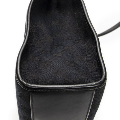 Gucci Large Square Bamb Tote Black GG Canvas — view 8