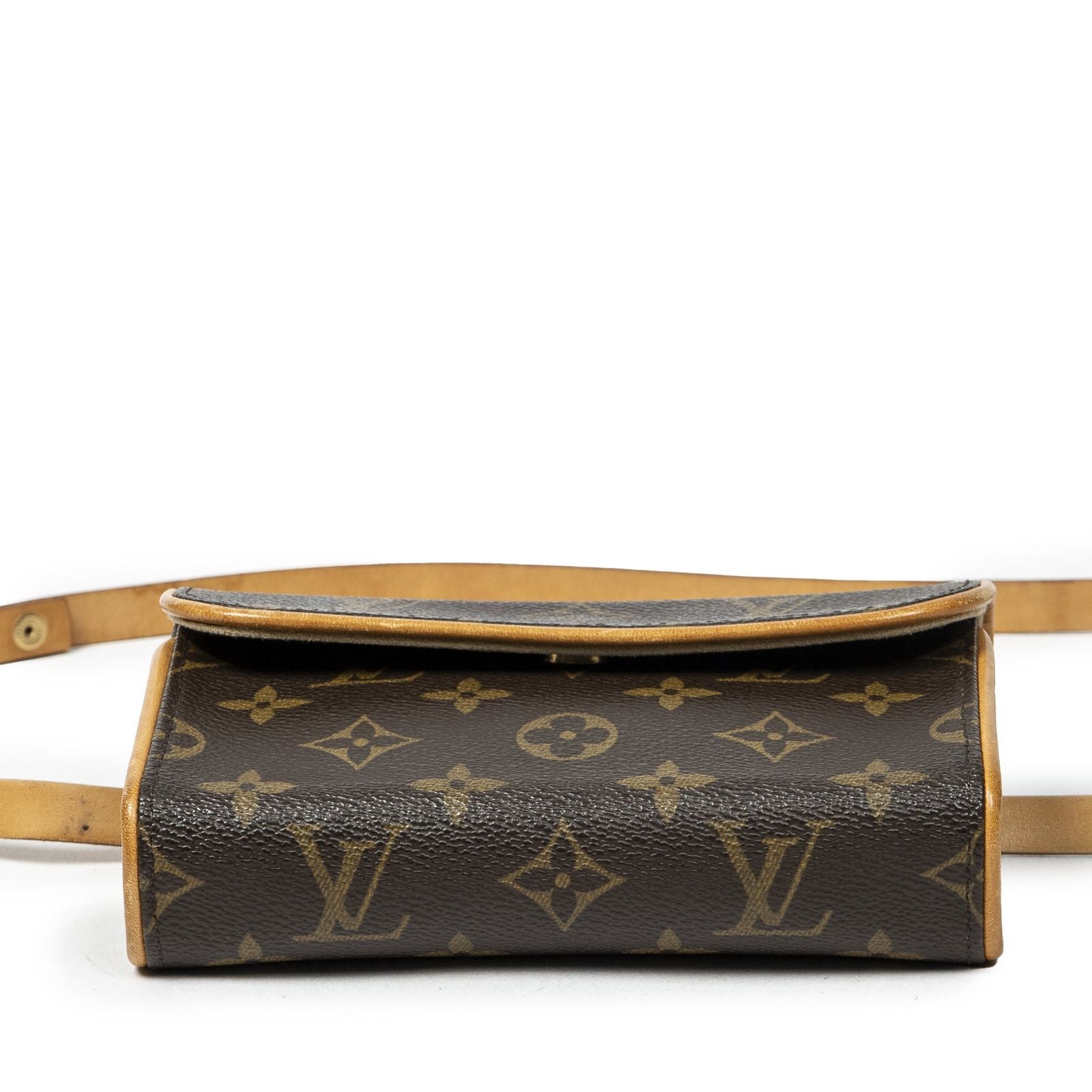 Louis Vuitton Pochette Florentine Brown Monogram Canvas Handbag — view 6