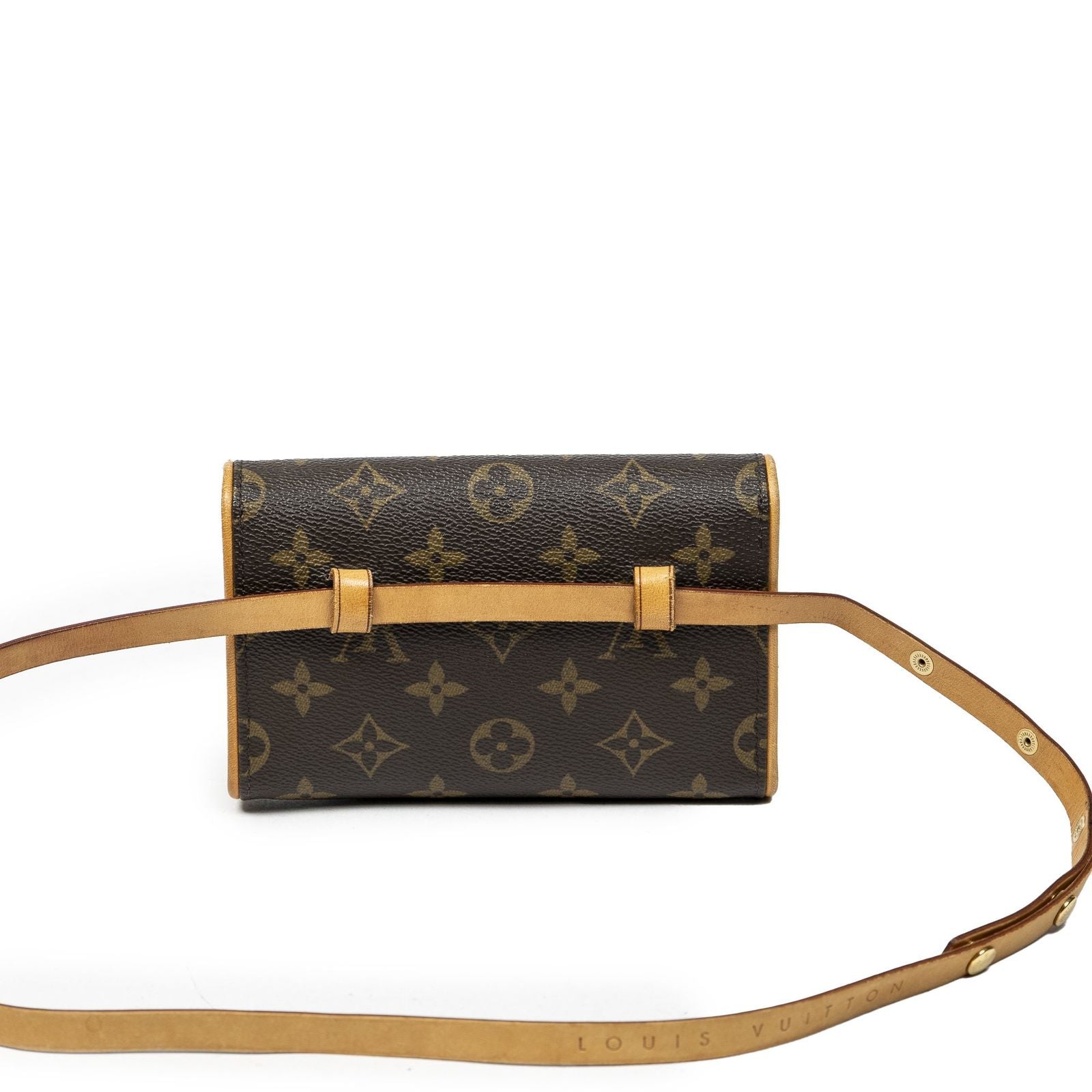 Louis Vuitton Pochette Florentine Brown Monogram Canvas Handbag — view 5