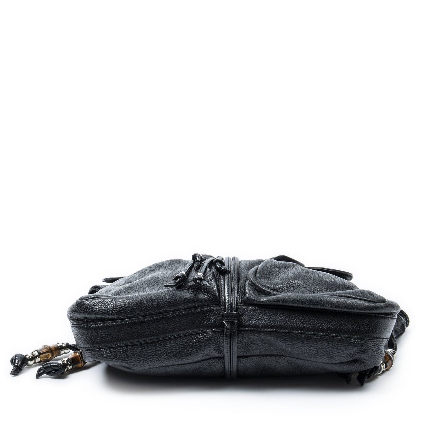 Gucci Large Jungle Messenger Black Gray Calfskin Leather — view 6