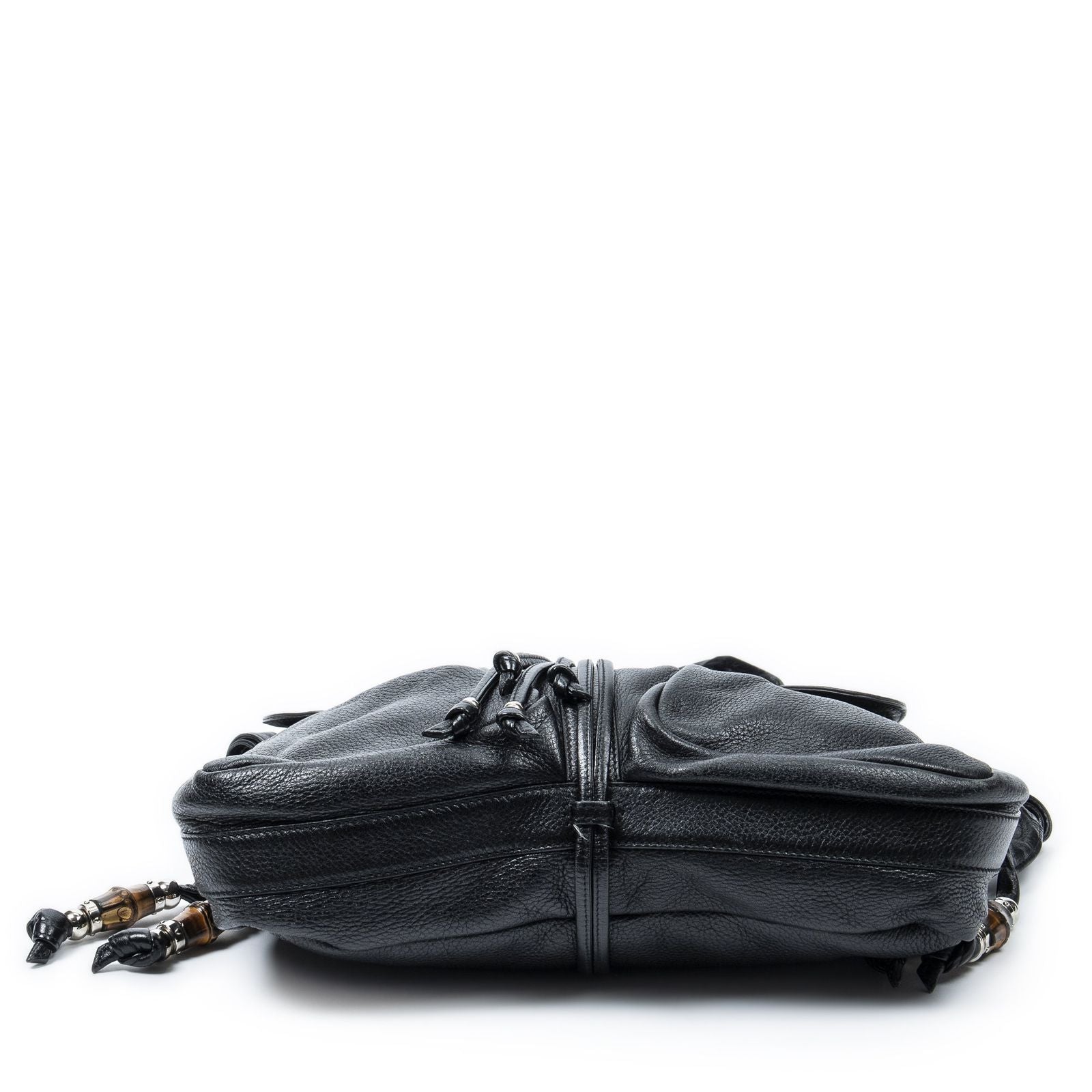 Gucci Large Jungle Messenger Black Gray Calfskin Leather — view 6