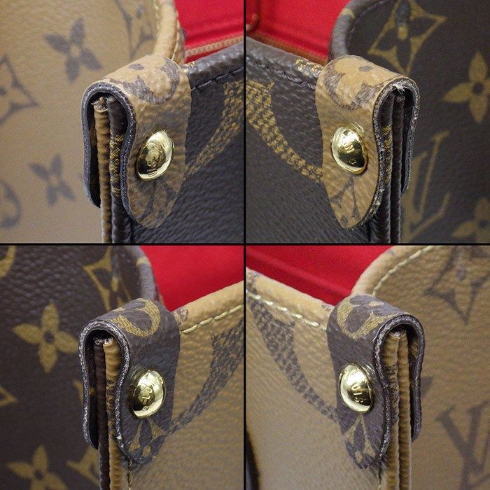Louis Vuitton Tote On The Go PM Brown Monogram Canvas Reverse — view 8