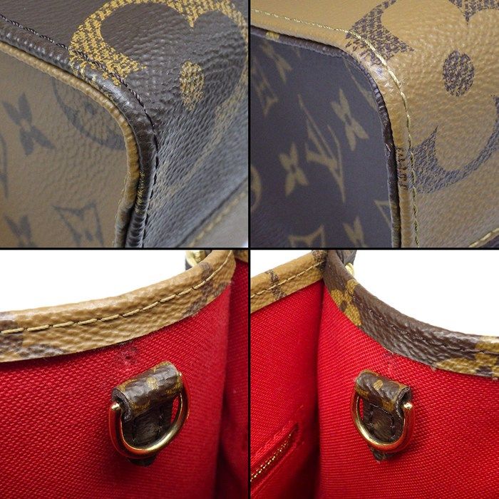 Louis Vuitton Tote On The Go PM Brown Monogram Canvas Reverse — view 9