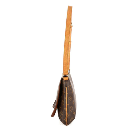 Louis Vuitton Musette Tango Brown Monogram Canvas Messenger Bag — view 3