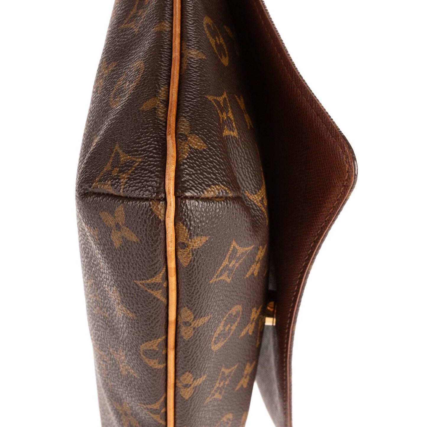 Louis Vuitton Musette Tango Brown Monogram Canvas Messenger Bag — view 7