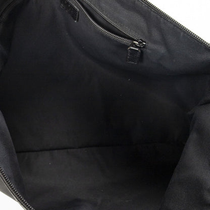 Gucci Large Flat Messenger Bag Black GG Nylon Canvas — view 9