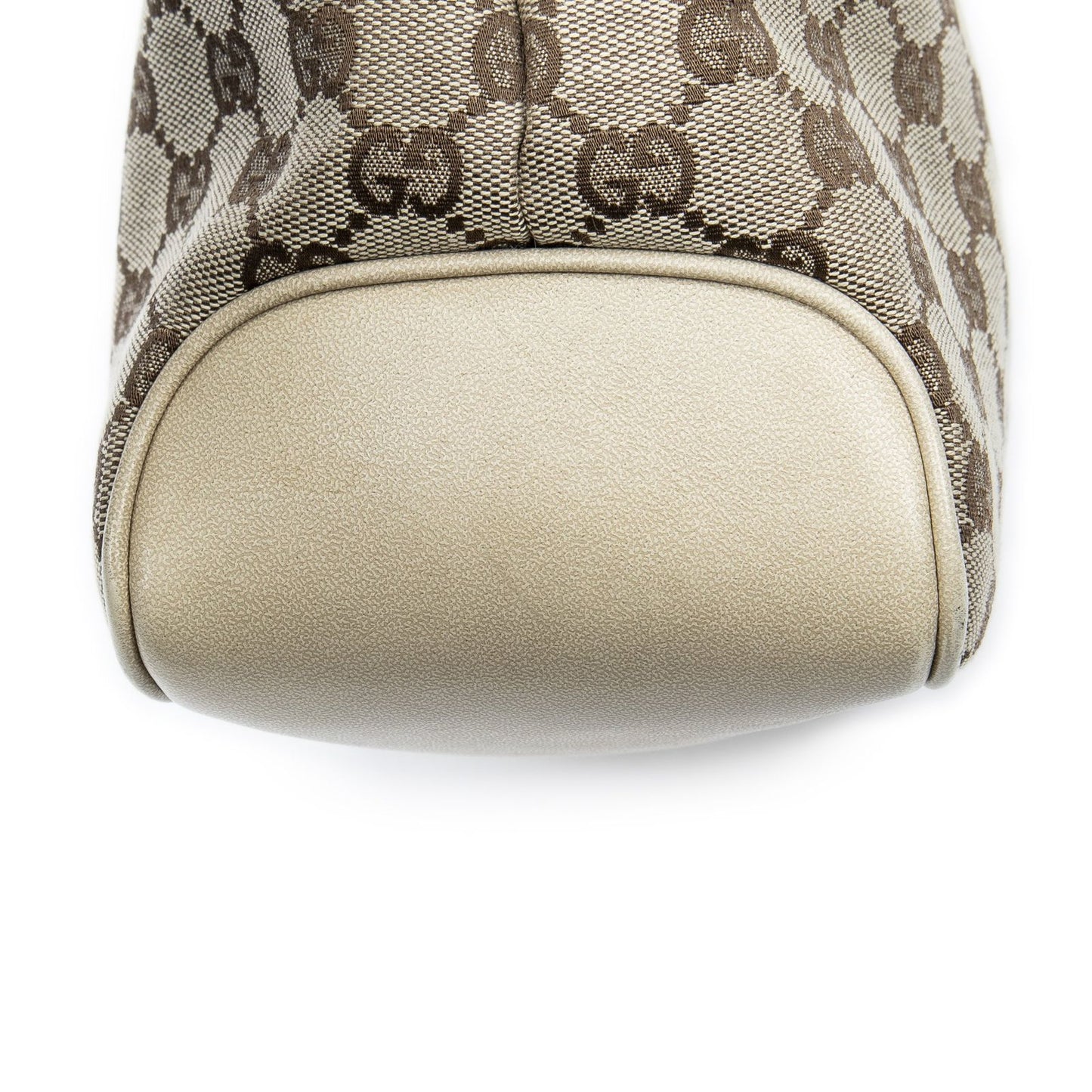 Gucci Open Tote Beige GG Canvas a with Braided Handle — view 8