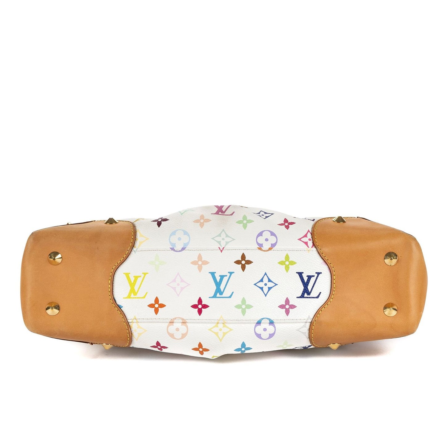 Louis Vuitton Judy White Multicolor Colorful Monogram Canvas Messenger Bag — view 6
