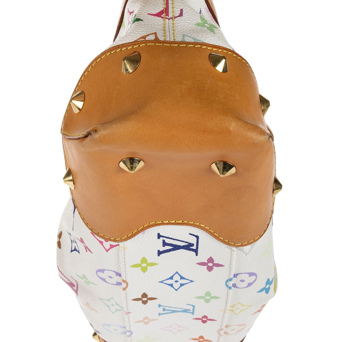 Louis Vuitton Judy White Multicolor Colorful Monogram Canvas Messenger Bag — view 8