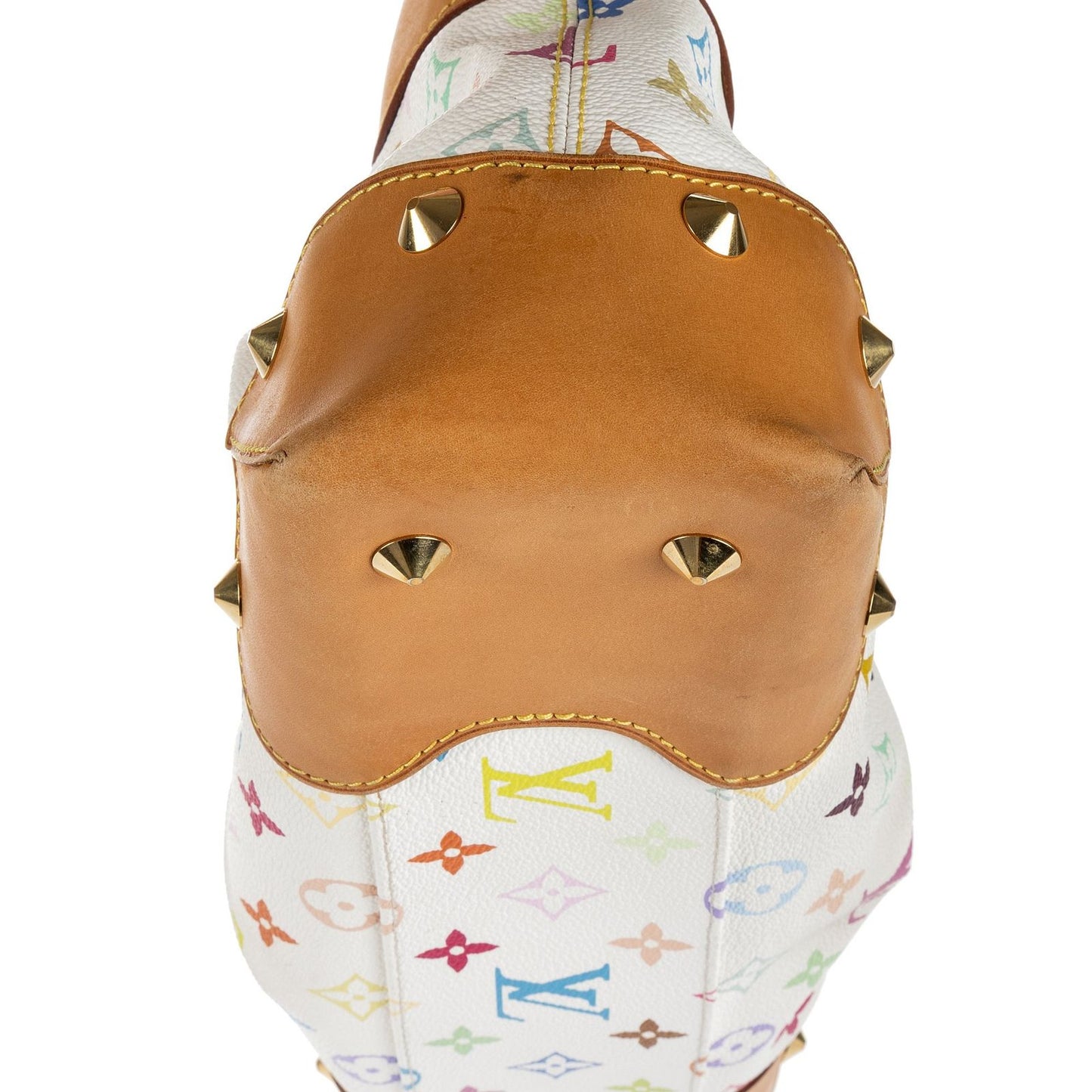 Louis Vuitton Judy White Multicolor Colorful Monogram Canvas Messenger Bag — view 7