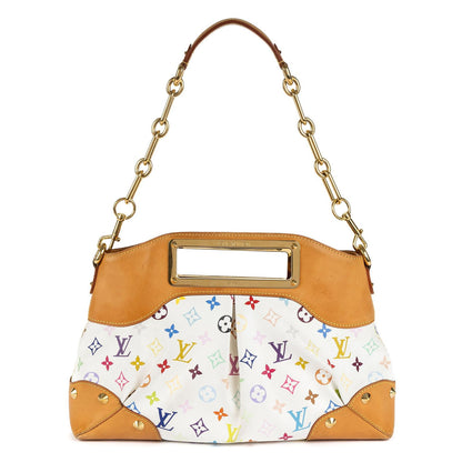 Louis Vuitton Judy White Multicolor Colorful Monogram Canvas Messenger Bag — view 5