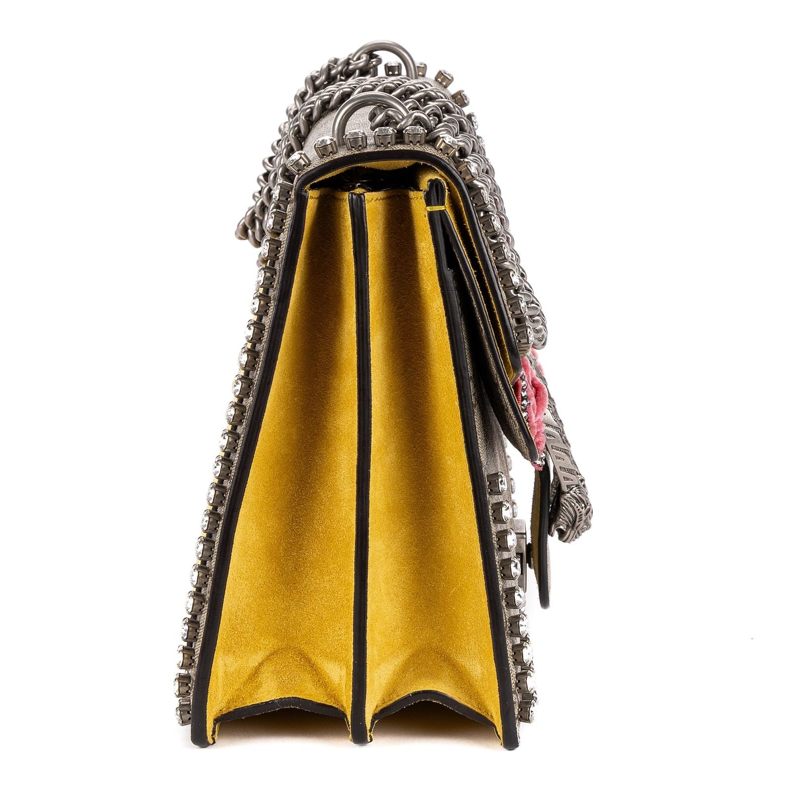 Gucci Crystal Bow GG Supreme Dionysus Beige Yellow Pink with a Presence of — view 4