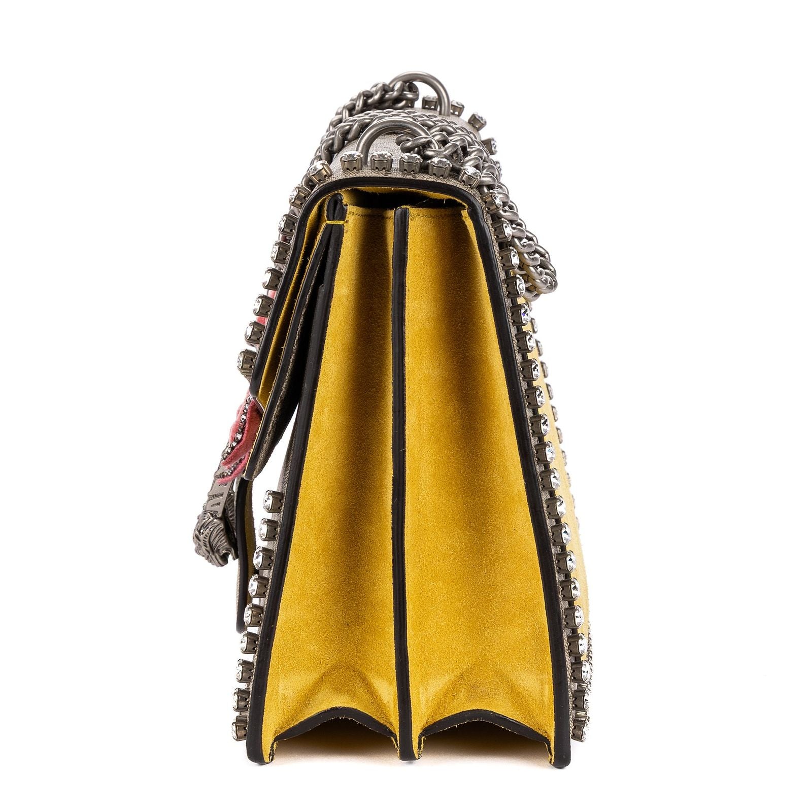 Gucci Crystal Bow GG Supreme Dionysus Beige Yellow Pink with a Presence of — view 3