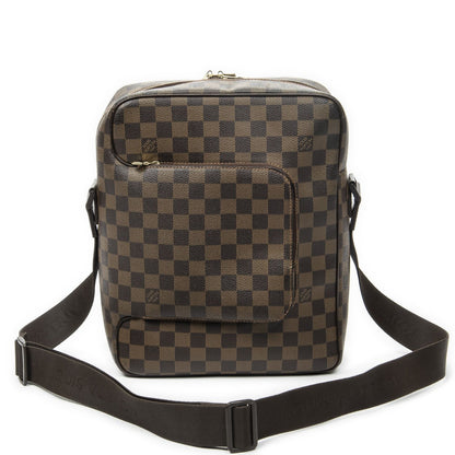 Louis Vuitton Olaf Brown Damier Ebene Messenger Bag — view 5