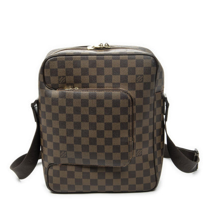 Louis Vuitton Olaf Brown Damier Ebene Messenger Bag