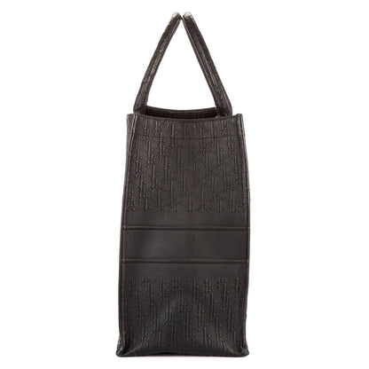 Dior Book Tote Black Embossed Calfskin — view 3