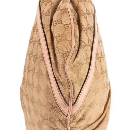 Gucci Abbey D-Sling Pink Beige Monogram Canvas Handbag — view 8