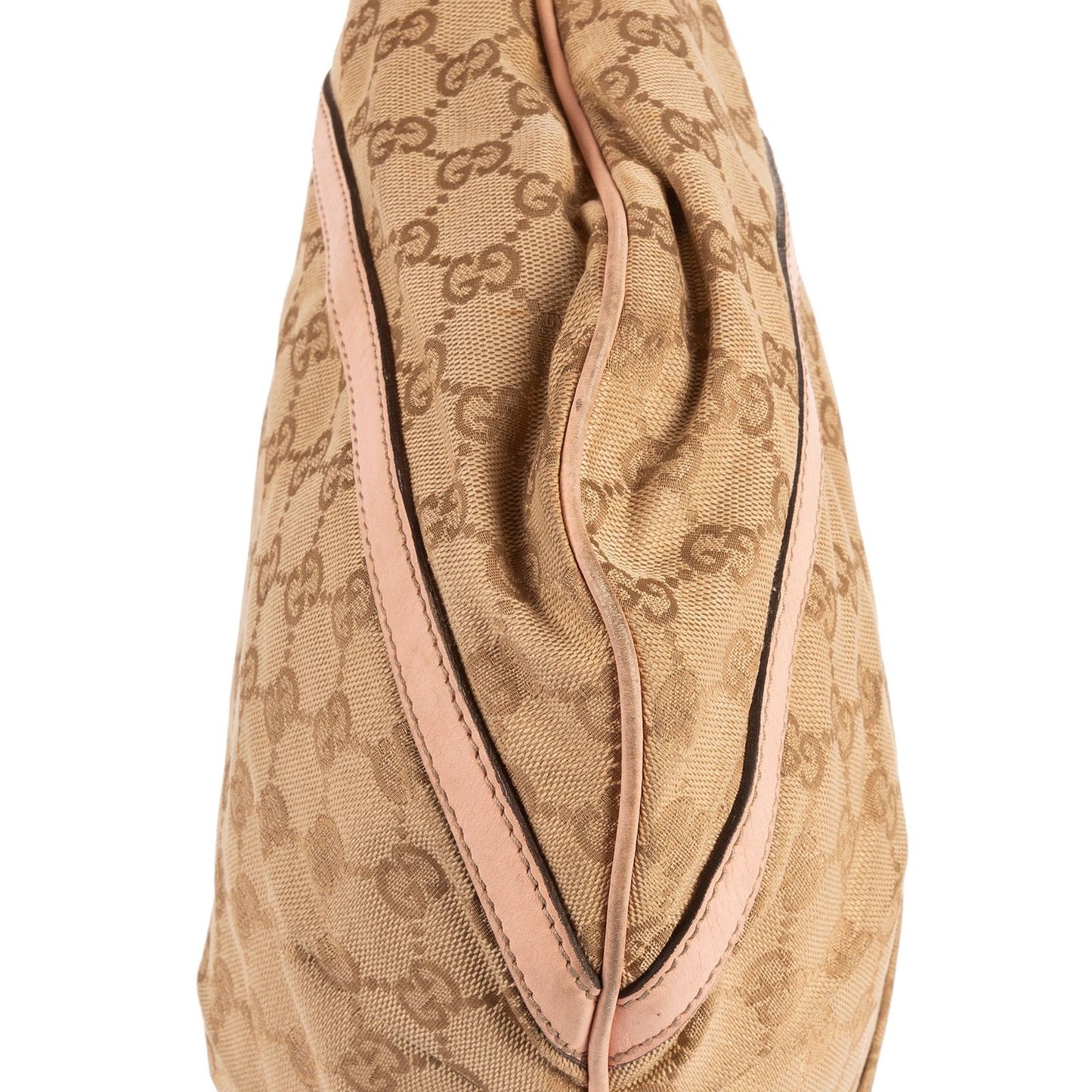 Gucci Abbey D-Sling Pink Beige Monogram Canvas Handbag — view 7
