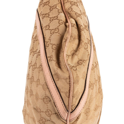 Gucci Abbey D-Sling Pink Beige Monogram Canvas Handbag — view 7