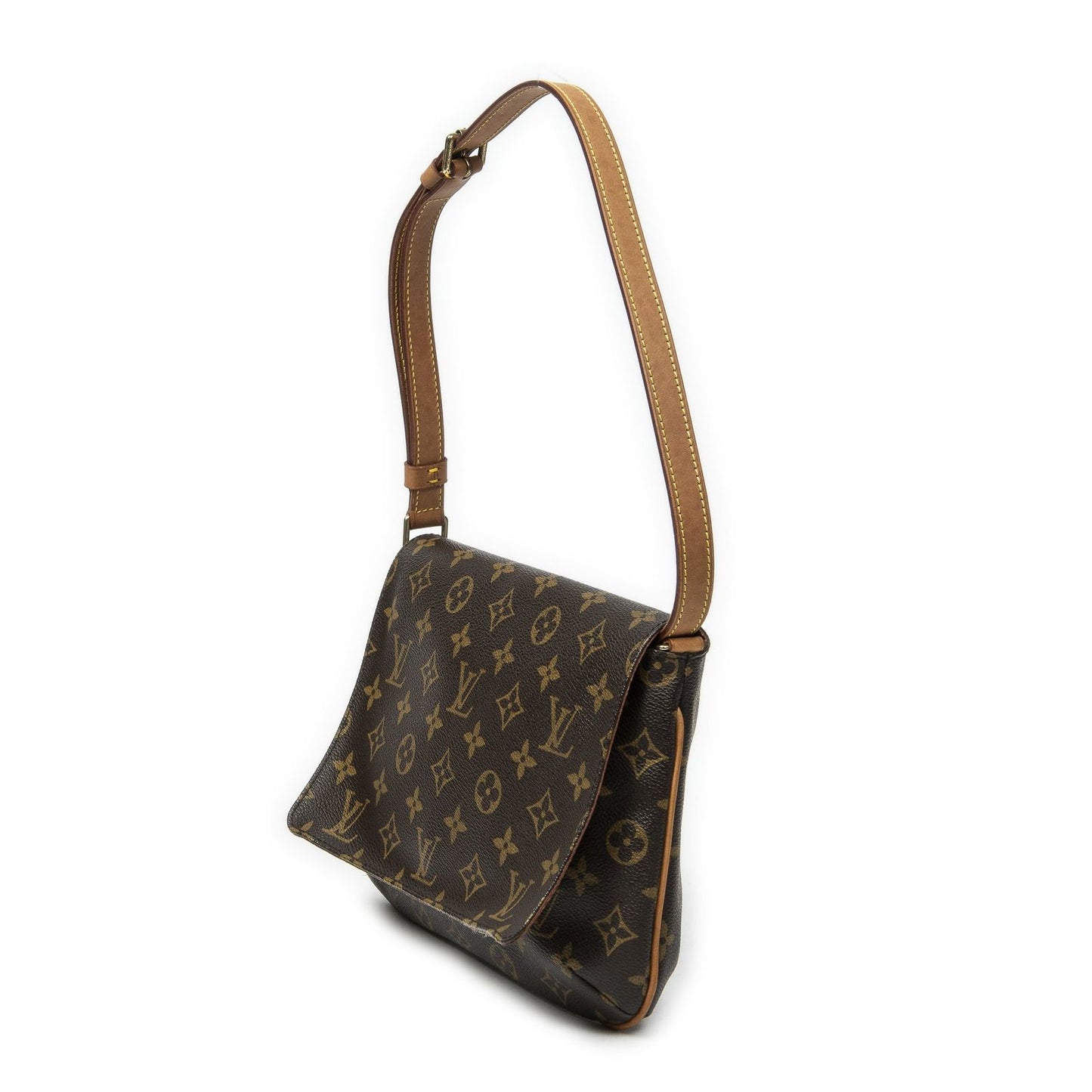 Louis Vuitton Musette Tango Brown Monogram Canvas Messenger Bag — view 2