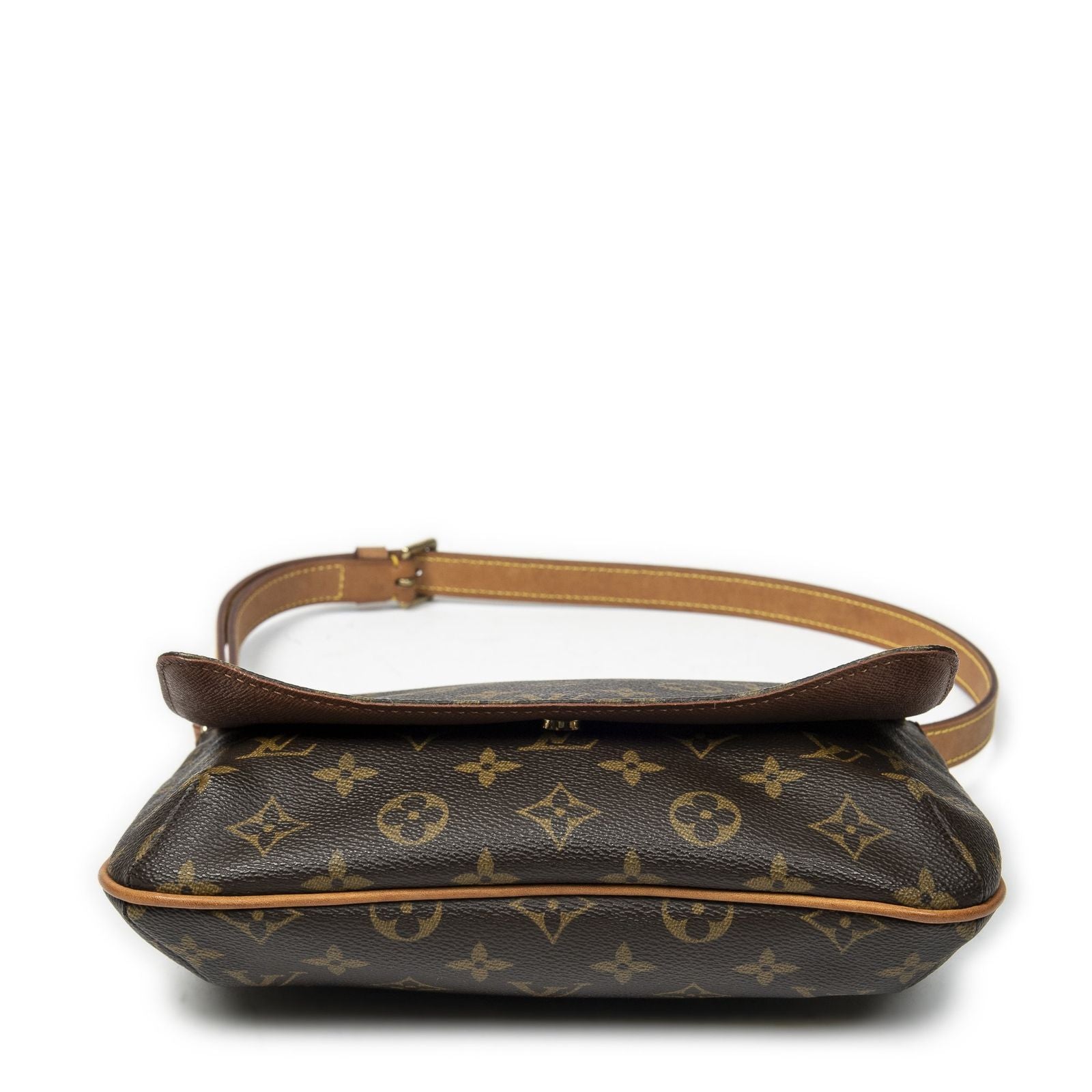 Louis Vuitton Musette Tango Brown Monogram Canvas Messenger Bag — view 6