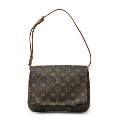 Louis Vuitton Musette Tango Brown Monogram Canvas Messenger Bag