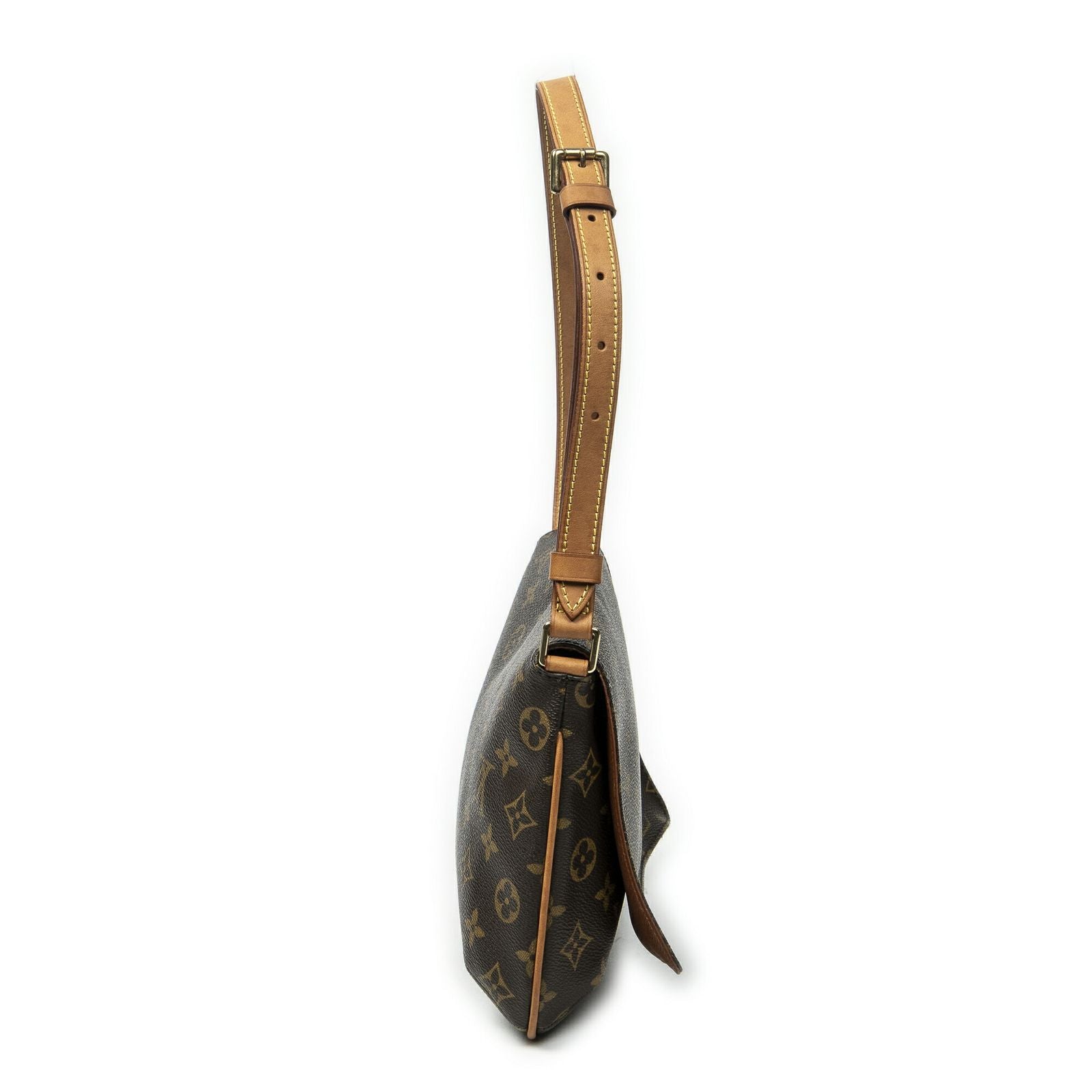 Louis Vuitton Musette Tango Brown Monogram Canvas Messenger Bag — view 4